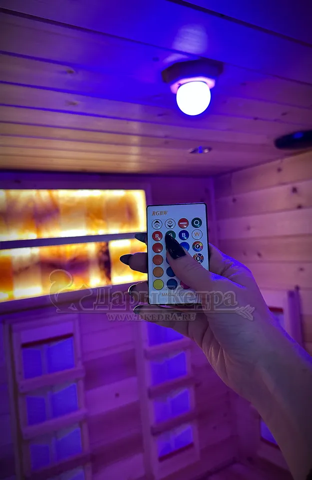 Трёхместная инфракрасная сауна кабина из кедра с керамическими излучателями