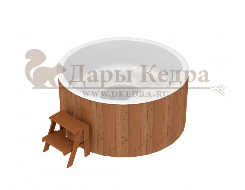 Круглая композитная купель «ОПТИМА 195» Круглая композитная купель «ОПТИМА 195»