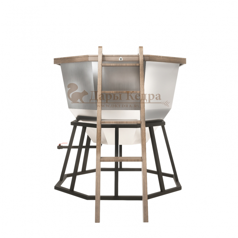 Банный чан из нержавеющей стали Ø-1750 на подставке Банный чан из нержавеющей стали Ø-1750 на подставке