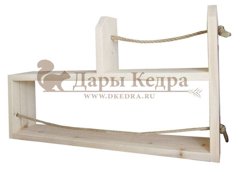 Полка из кедра для кухни или ванной Полка из кедра для кухни или ванной