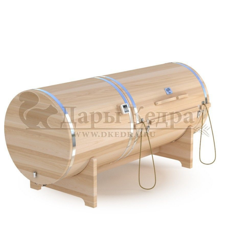 Кедровая бочка (фитобочка) горизонтальная «Двухрежимная Профессиональная» Кедровая бочка (фитобочка) горизонтальная «Двухрежимная Профессиональная»