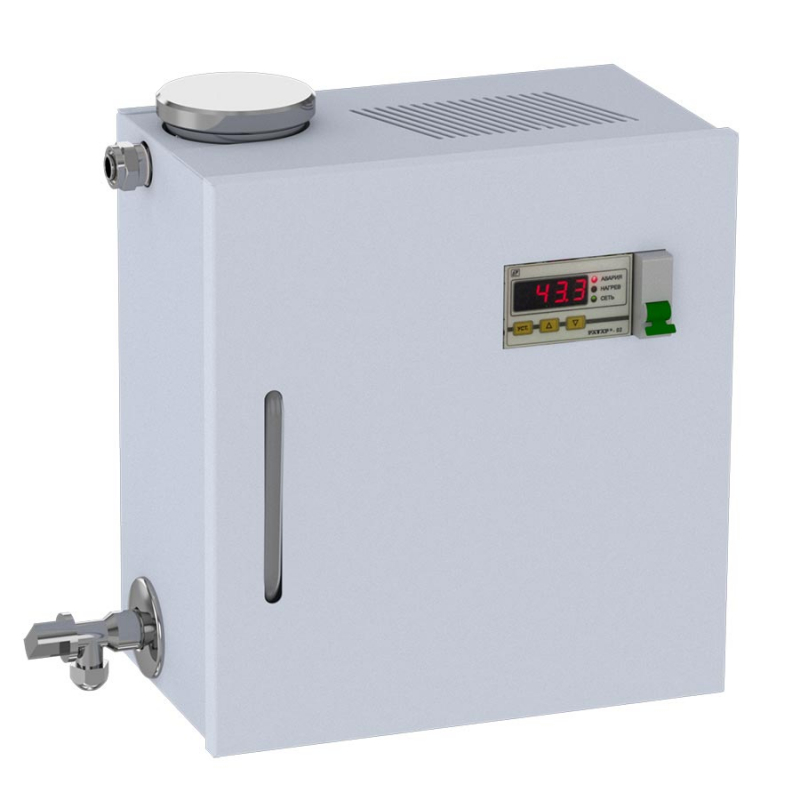 Парогенератор  накопительный, 1,6 кВт с встроенным цифровым пультом управления Парогенератор  накопительный, 1,6 кВт с встроенным цифровым пультом управления