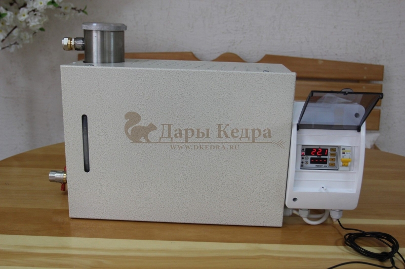 Парогенератор проточный, 4 кВт с выносным цифровым пультом управления